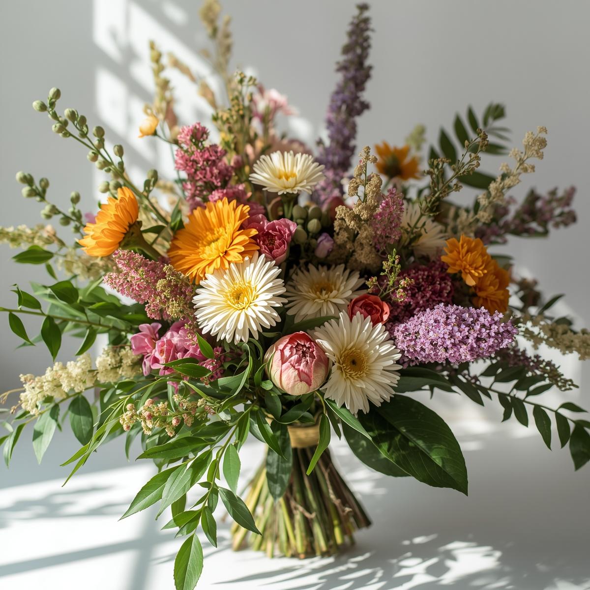 Sustainable Bouquet Creation